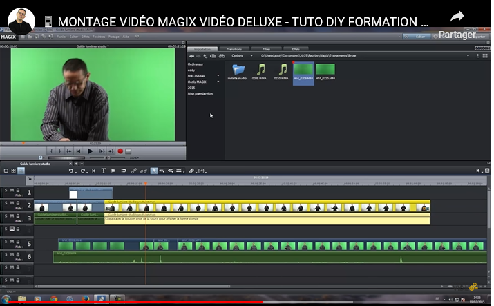 Apprendre montage vidéo Magix Deluxe
